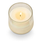 Winter White Baltic Glass Candle
