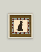 Watchful Black Cat