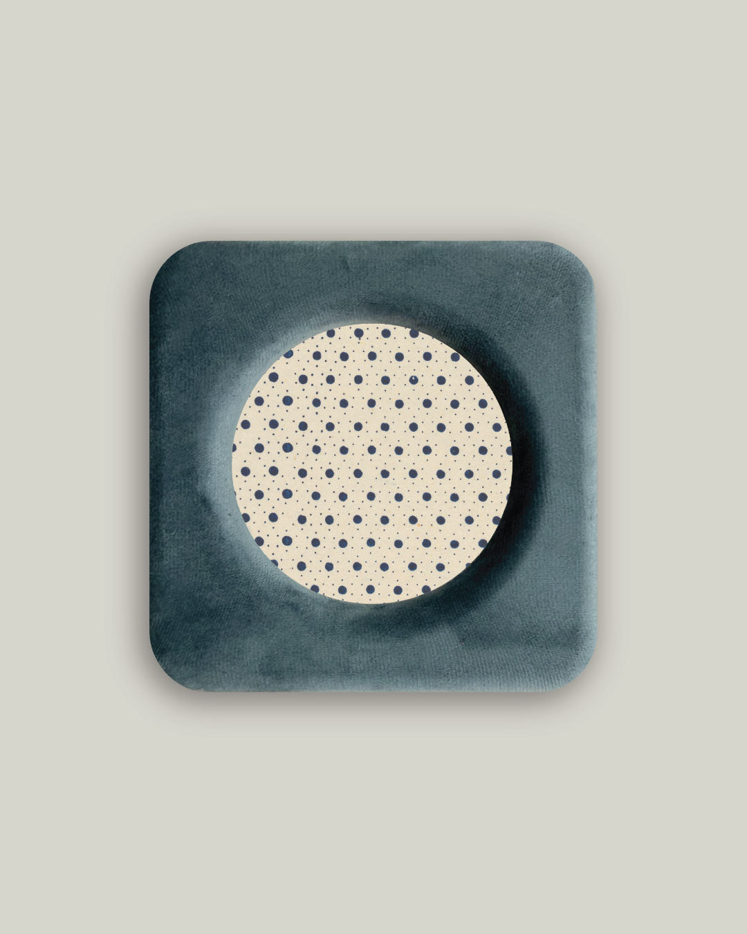 Slate Blue Velvet Photo Frame 4X4