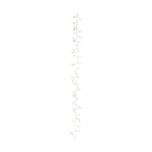 Metal Wire Garland with Faux Pearls, Gold Finish