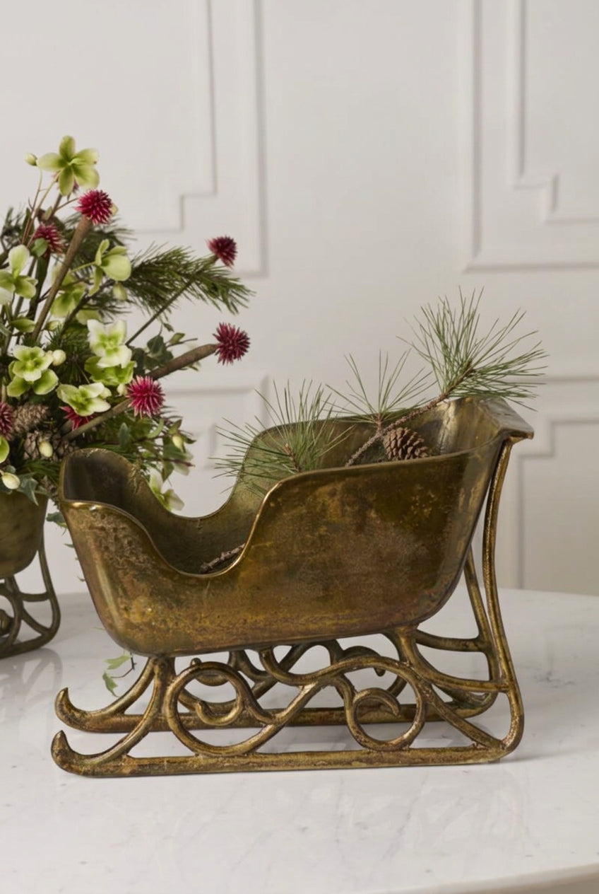 Vintage Sleigh Planter