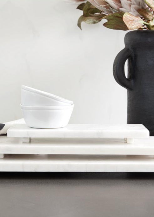 White marble online tray